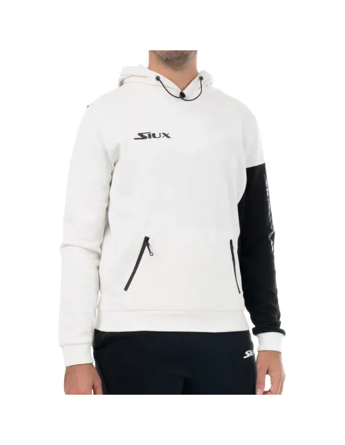 Sudadera Capucha Siux Siux Pazen Blanco | Ofertas de pádel